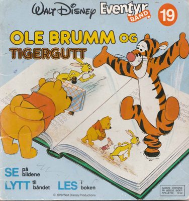 Omslag for Ole Brumm og Tigergutt
